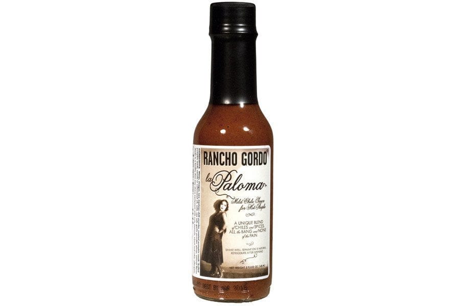 Rancho Gordo La Paloma Hot Sauce - Spicy Mexican Chili Sauce for Tacos, Burritos & Wings - Perfect for Home Cooking & BBQ Parties