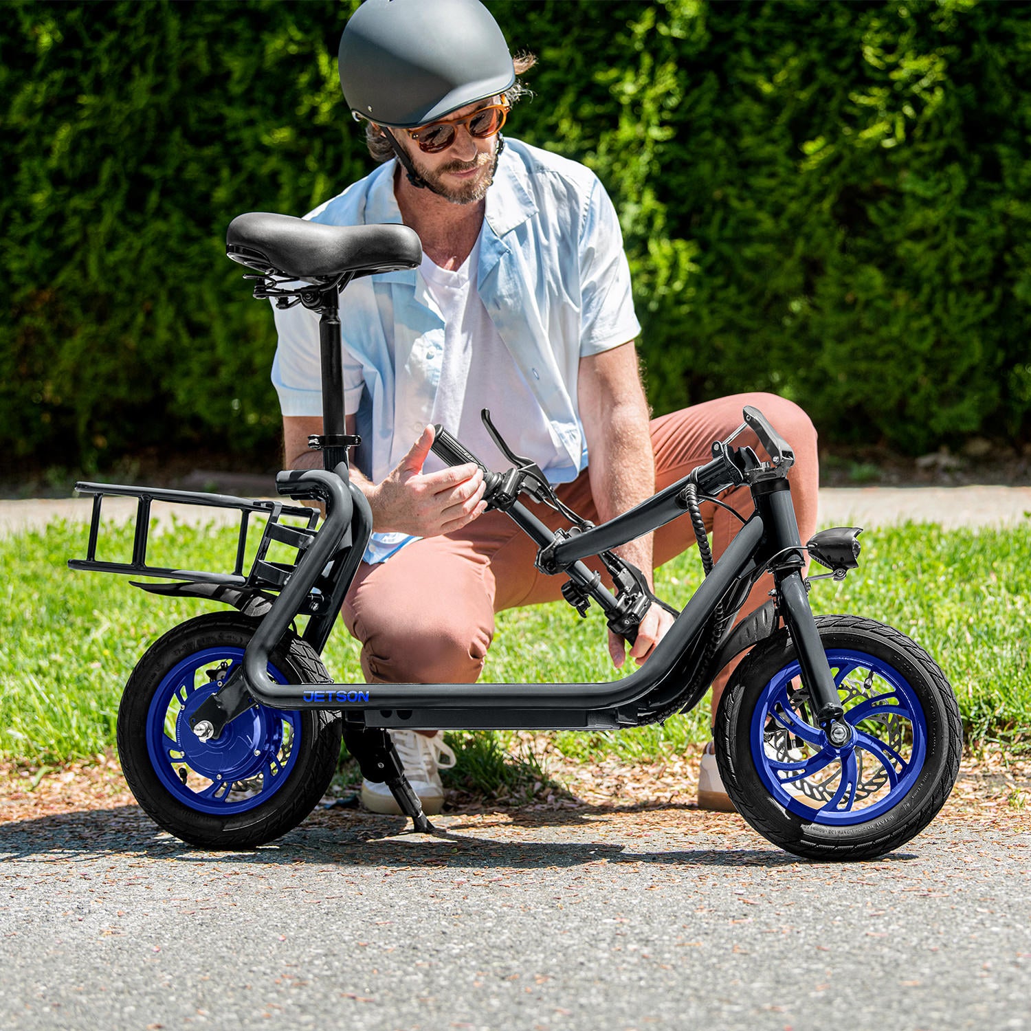 Ryder Electric Scooter for Adults - 350W Motor, 15.5MPH & 15 Mile Range - Foldable Commuter E-Scooter for Urban Travel, Work & Campus Rides