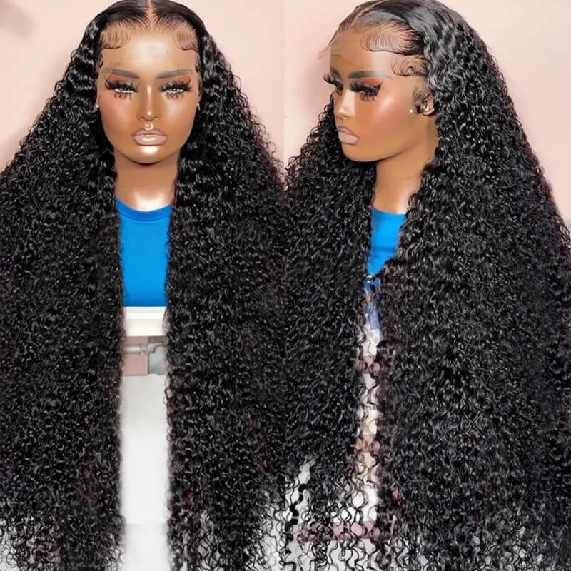 Eullair Natural Curly Lace Front Wig - Super Affordable Human Hair Wig for Black Women | Perfect for Vacations, Cosplay & Daily Wear