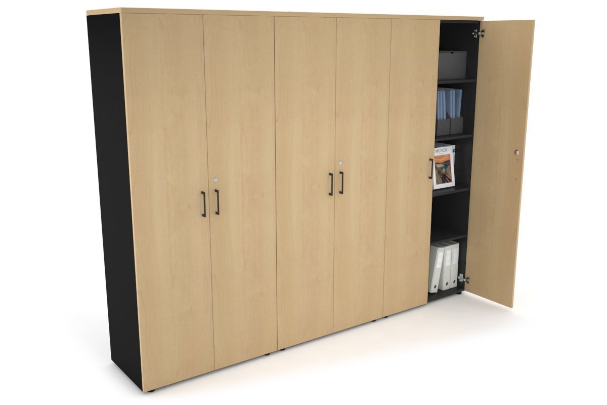 Large Storage Cabinet with Wide Doors - 94.5