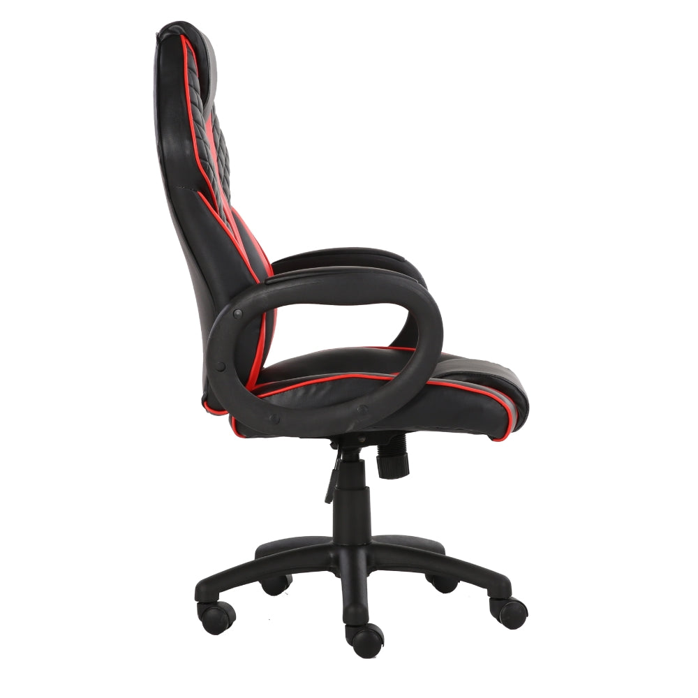 HAWK SERIES 058 Ergonomic Gaming Chair - Red & Black Racing Style for PC, Console & Office Use - High Back Computer Chair with Lumbar Support for Gamers & Professionals