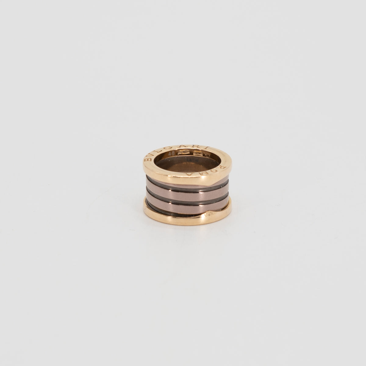 Bvlgari B.zero1 Ring in Bronze - Size 48, Luxury Italian Jewelry for Women, Perfect for Weddings, Anniversaries & Special Occasions