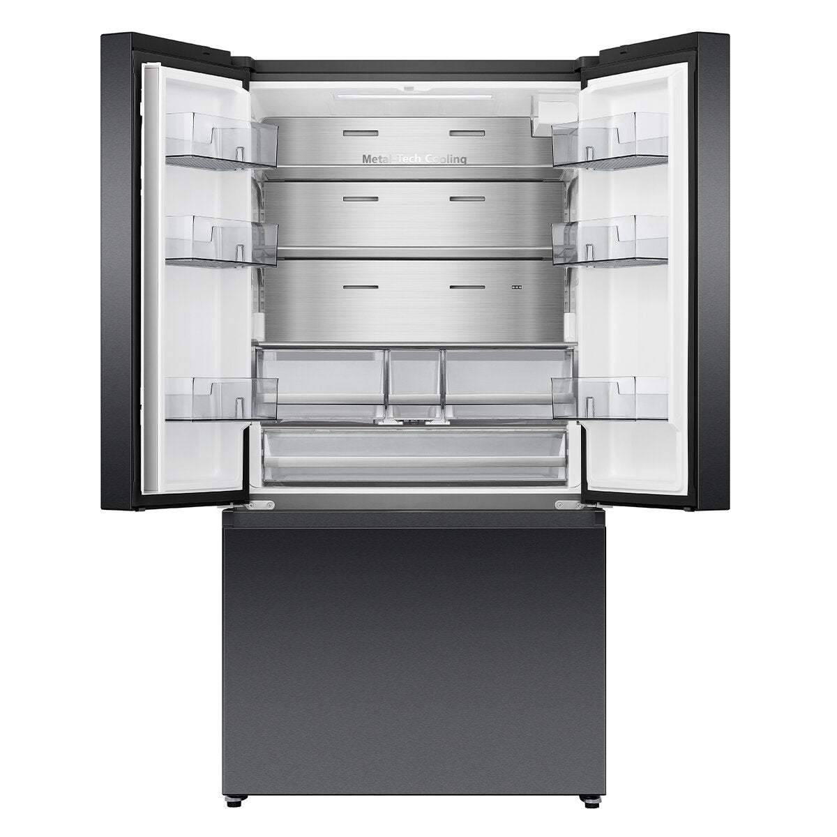 Hisense 634L French Door Refrigerator with Plumbed Water Dispenser - Black Stainless Steel (HRFD634BW) | Energy Efficient Large Capacity Fridge for Modern Kitchen & Family Use