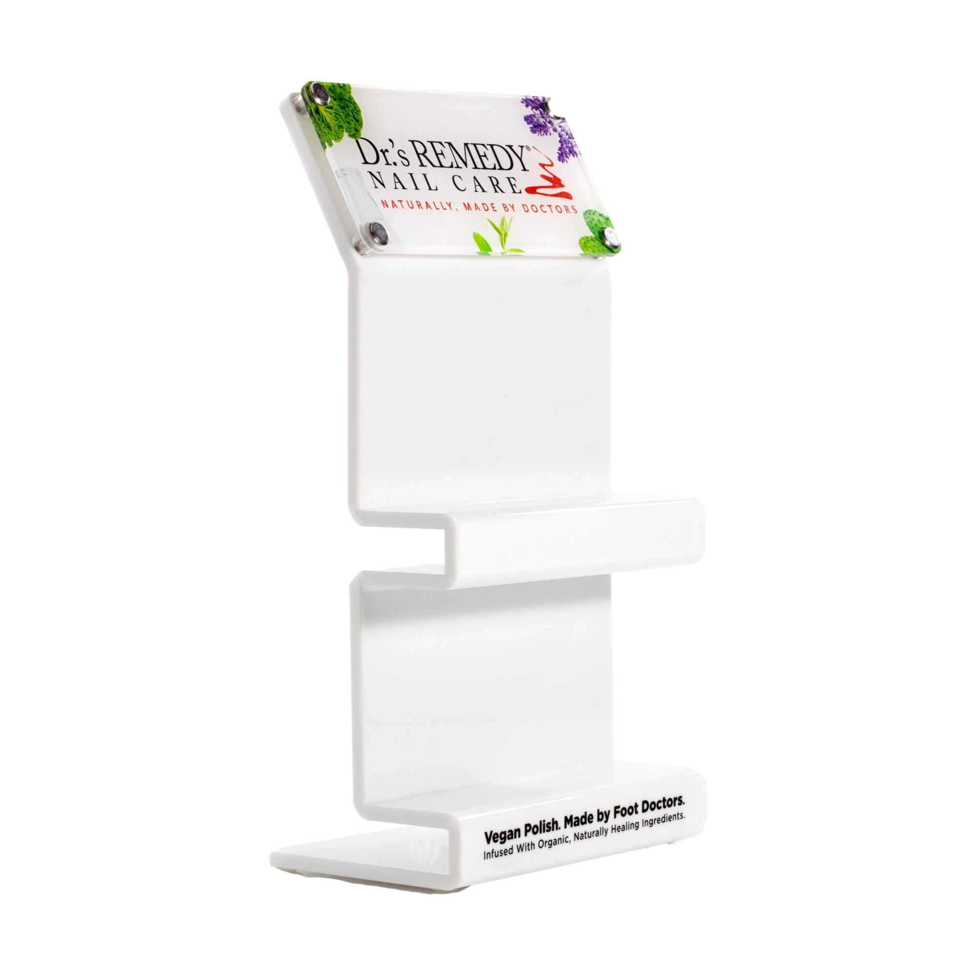Dr.'s Remedy Spa Countertop Display - Premium Nail Care & Polish Organizer for Salons, Spas & Home Use - Perfect for Manicure & Pedicure Stations