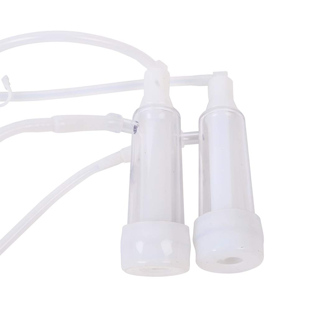 Electric Milking Machine for Goats & Sheep - 5L Portable Double Head Stainless Steel Milker with Vacuum-Pulse Pump - Perfect for Small Farms, Homesteads & Dairy Production - Easy to Use & Clean for Efficient Milking