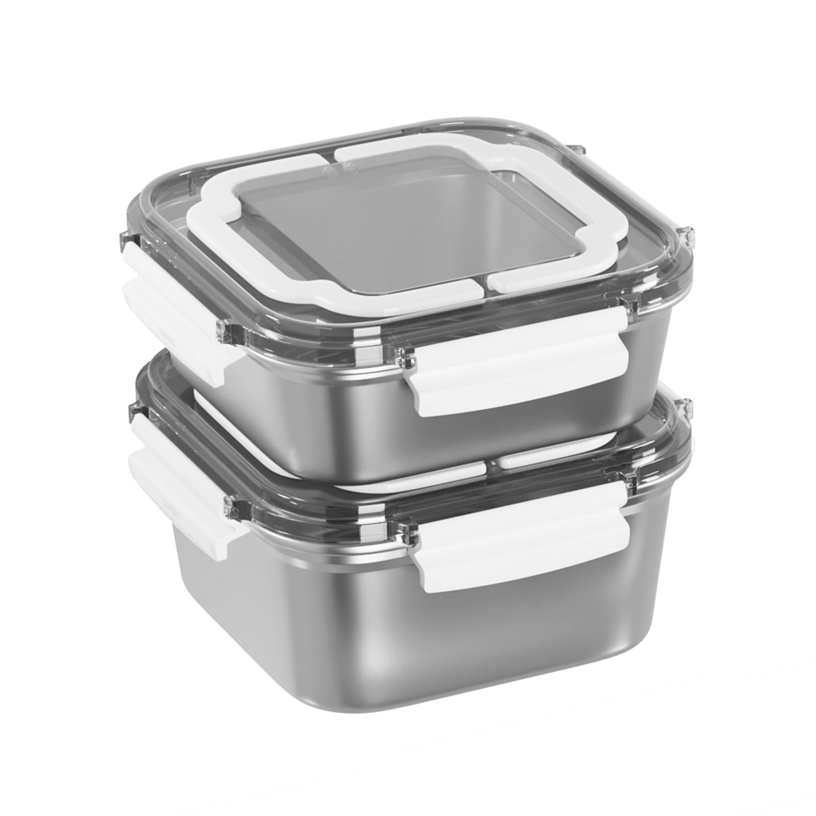 Airtight Food Storage Containers Set with Lids - 1.5qt & 2.2qt BPA-Free Leakproof Kitchen Containers for Meal Prep, Pantry Organization & Freezer/Dishwasher/Oven Safe - Perfect for Leftovers, Bulk Food Storage & Home Organization