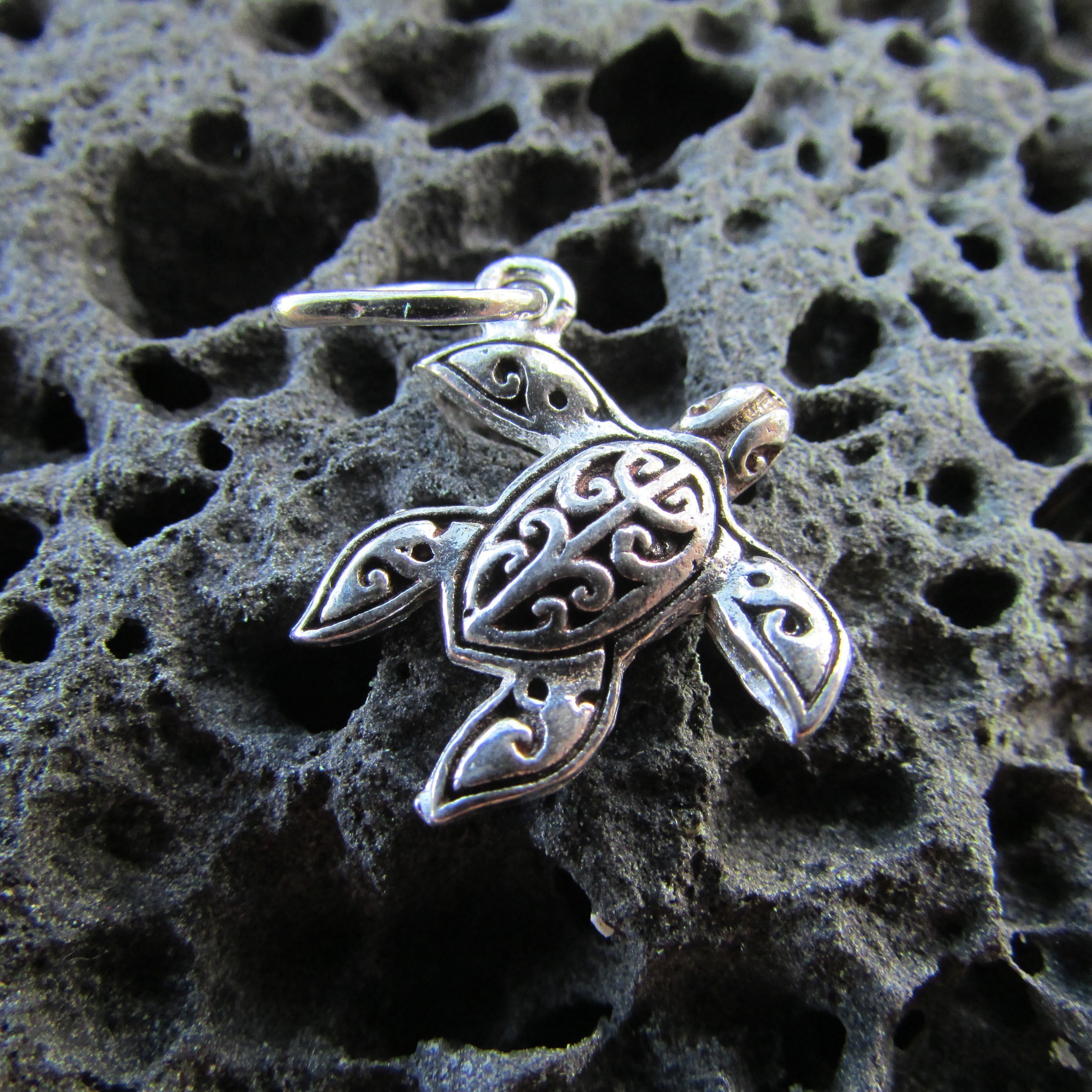 Handmade Sterling Silver Turtle Necklace Pendant - Unique Ocean & Beach Jewelry Gift for Women | Perfect for Beach Vacations, Summer Outfits & Nature Lovers