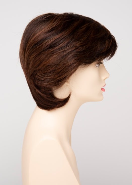 Premium Human Hair & Synthetic Blend Wig with Mono Top - Natural Look & Comfort for Daily Wear, Cosplay, and Special Occasions