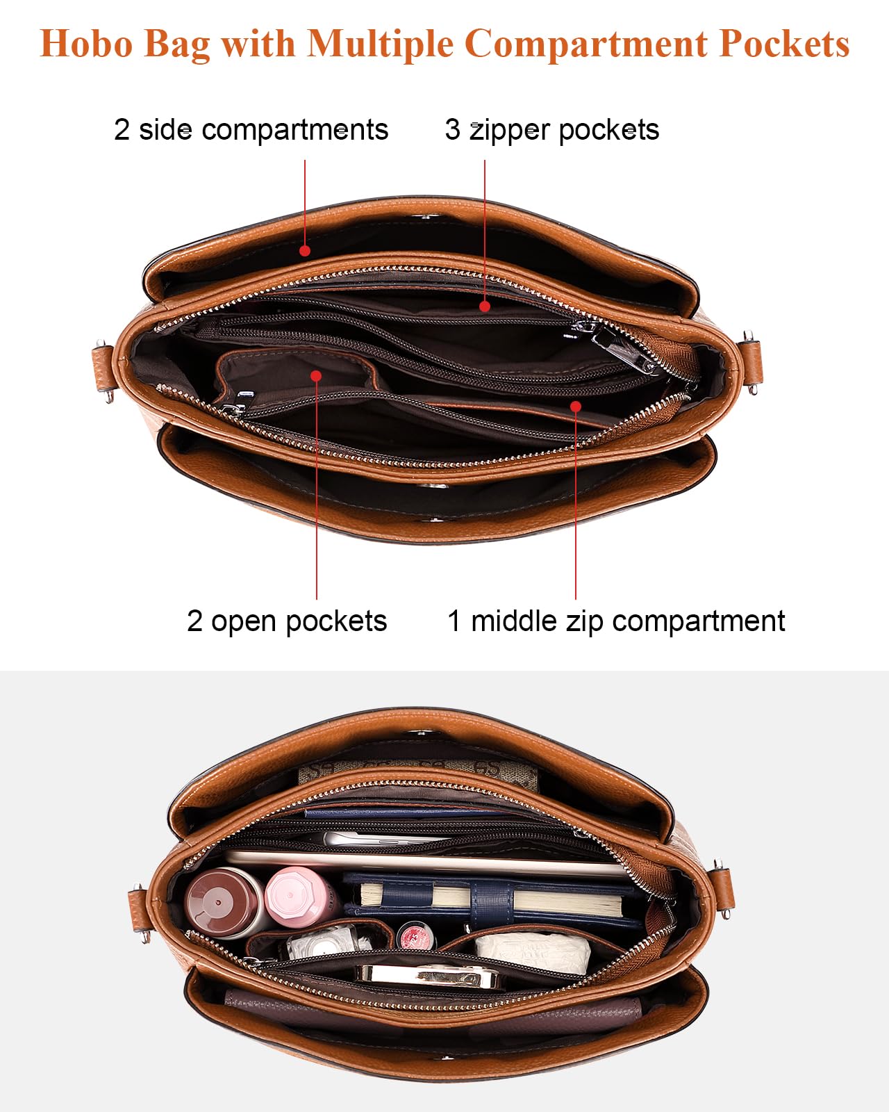 Stylish Over Earth Leather Crossbody Bags for Women - Fashionable Shoulder Purses & Ladies Handbags - Perfect for Work, Travel & Everyday Use