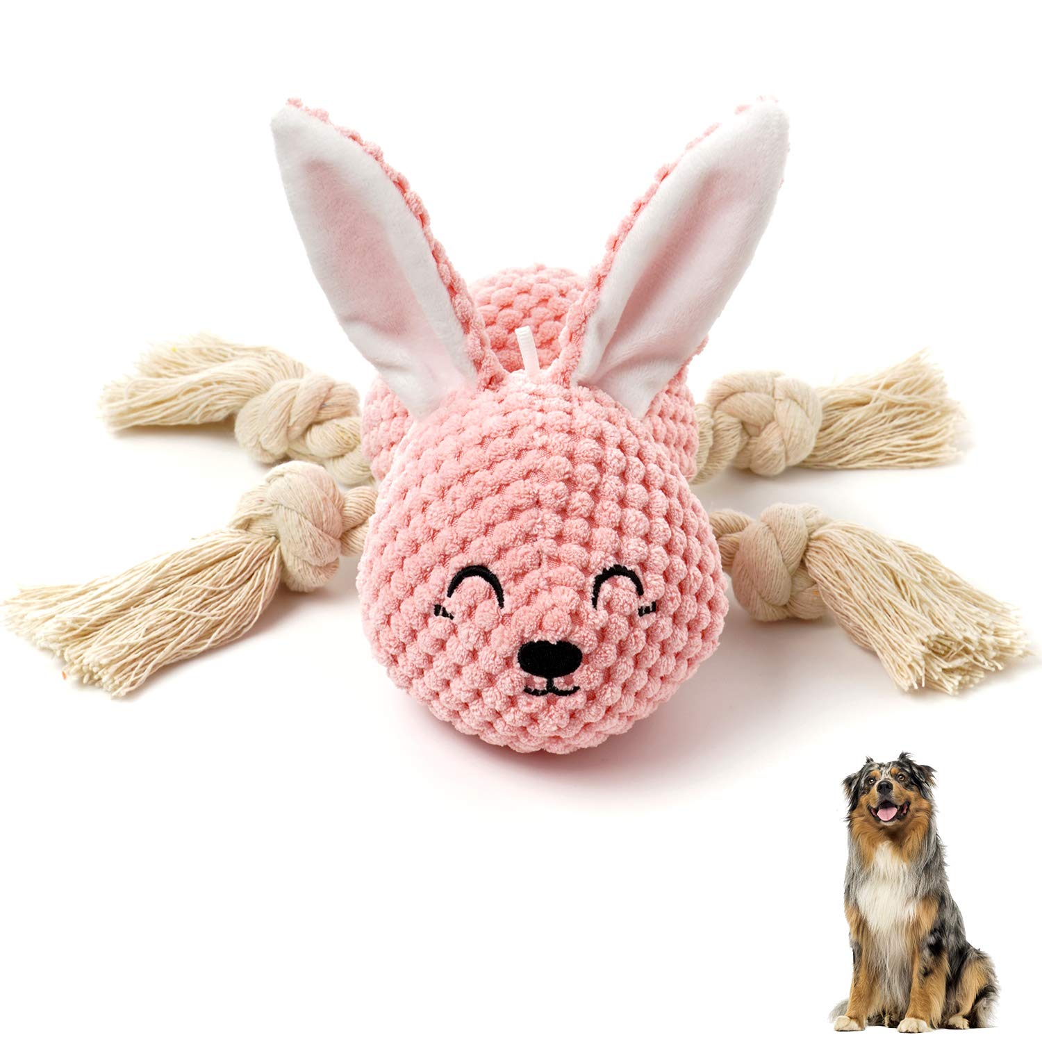 Toopveive Squeaky Dog Toys for Aggressive Chewers - Durable Puzzle Plush Chew Toys with Stuffing for Small & Medium Dogs - Perfect for Indoor Play, Training Rewards & Anxiety Relief