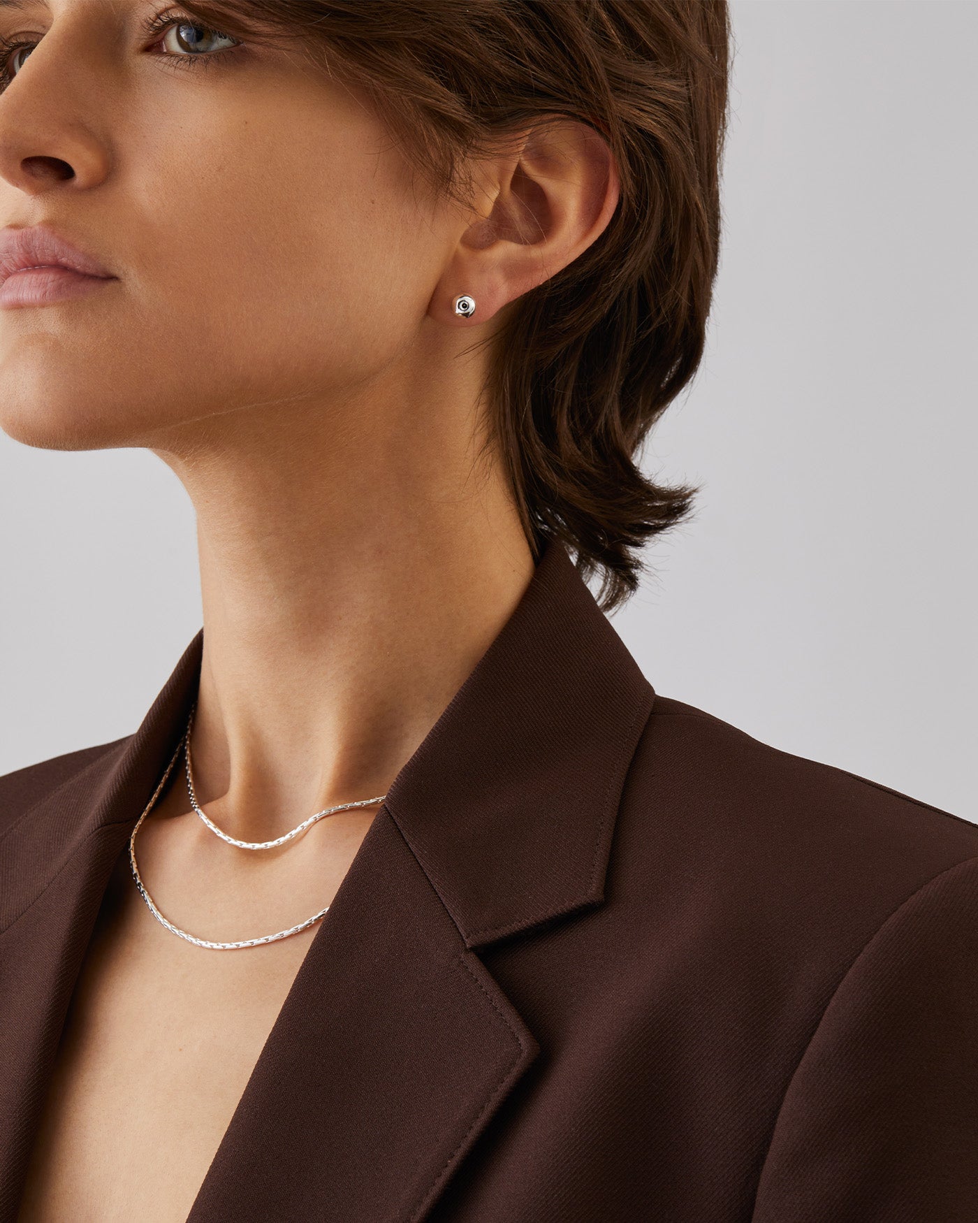 Elegant Constance Wrap Chain Necklace for Women - Gold Plated Layered Dainty Jewelry - Perfect for Date Night & Special Occasions