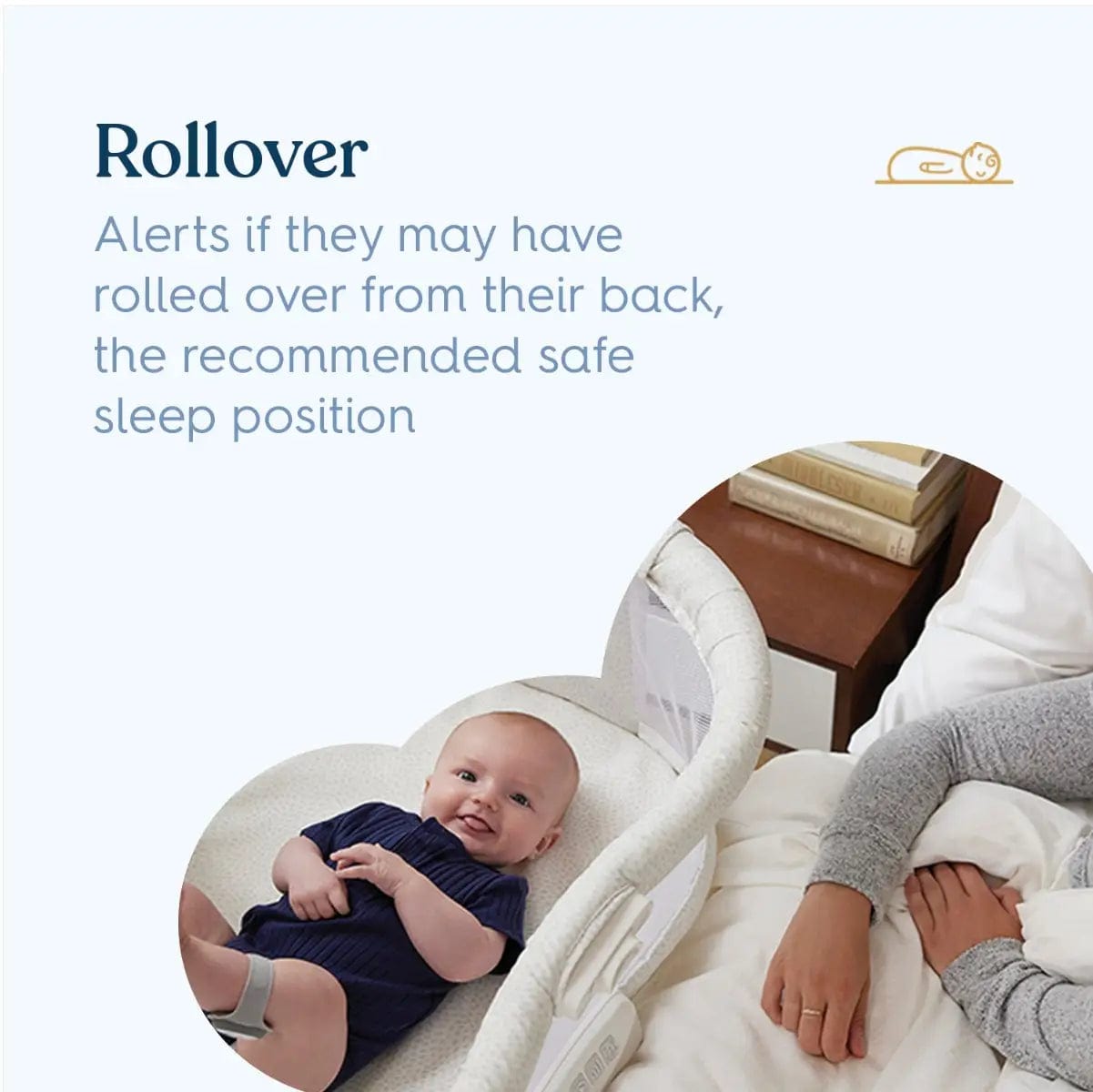 HALO SleepSure Baby Monitor with Night Vision & 2-Way Audio - Wireless Video Baby Camera for Nursery, Crib, and Travel - Perfect for Newborns & Toddlers