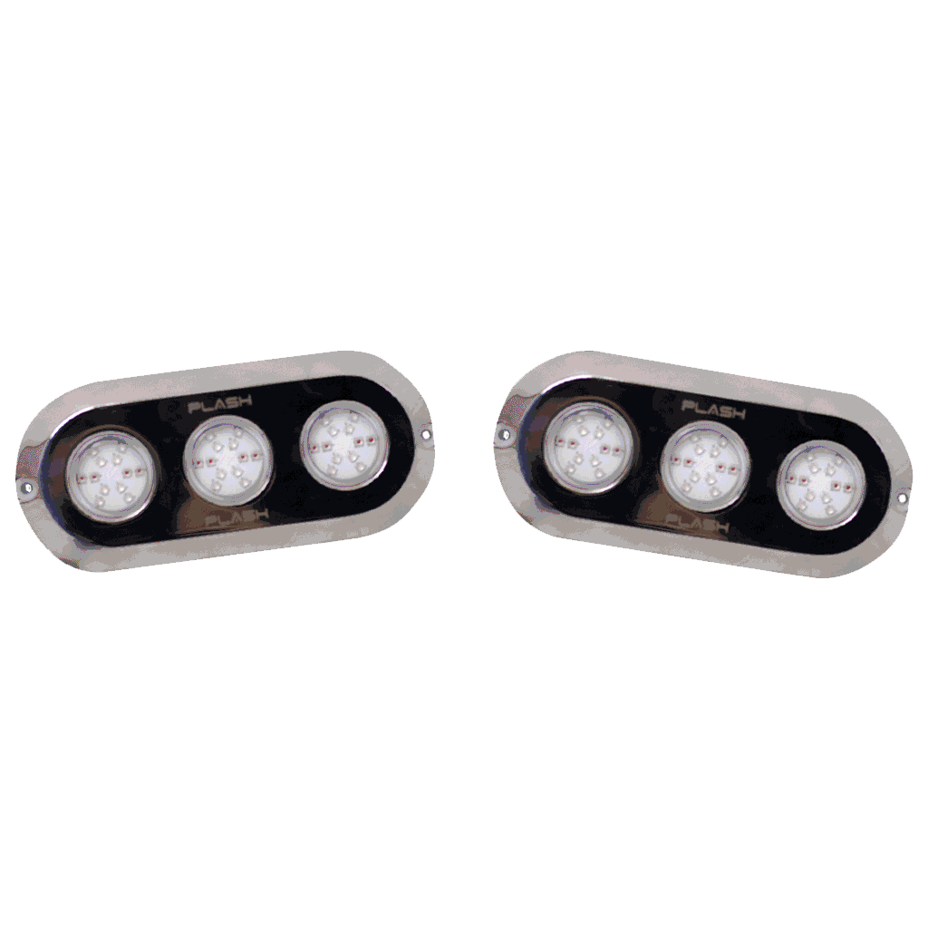 180W Grande RGB Underwater Transom Light for Boats - Marine LED Lighting for Night Fishing, Docking & Water Sports