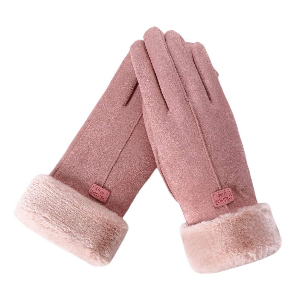 Women's Winter Gloves - Touchscreen Compatible, Windproof & Thermal Lined for Outdoor Activities, Driving, Skiing & Cold Weather Protection