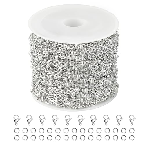 Cross Bead Silver