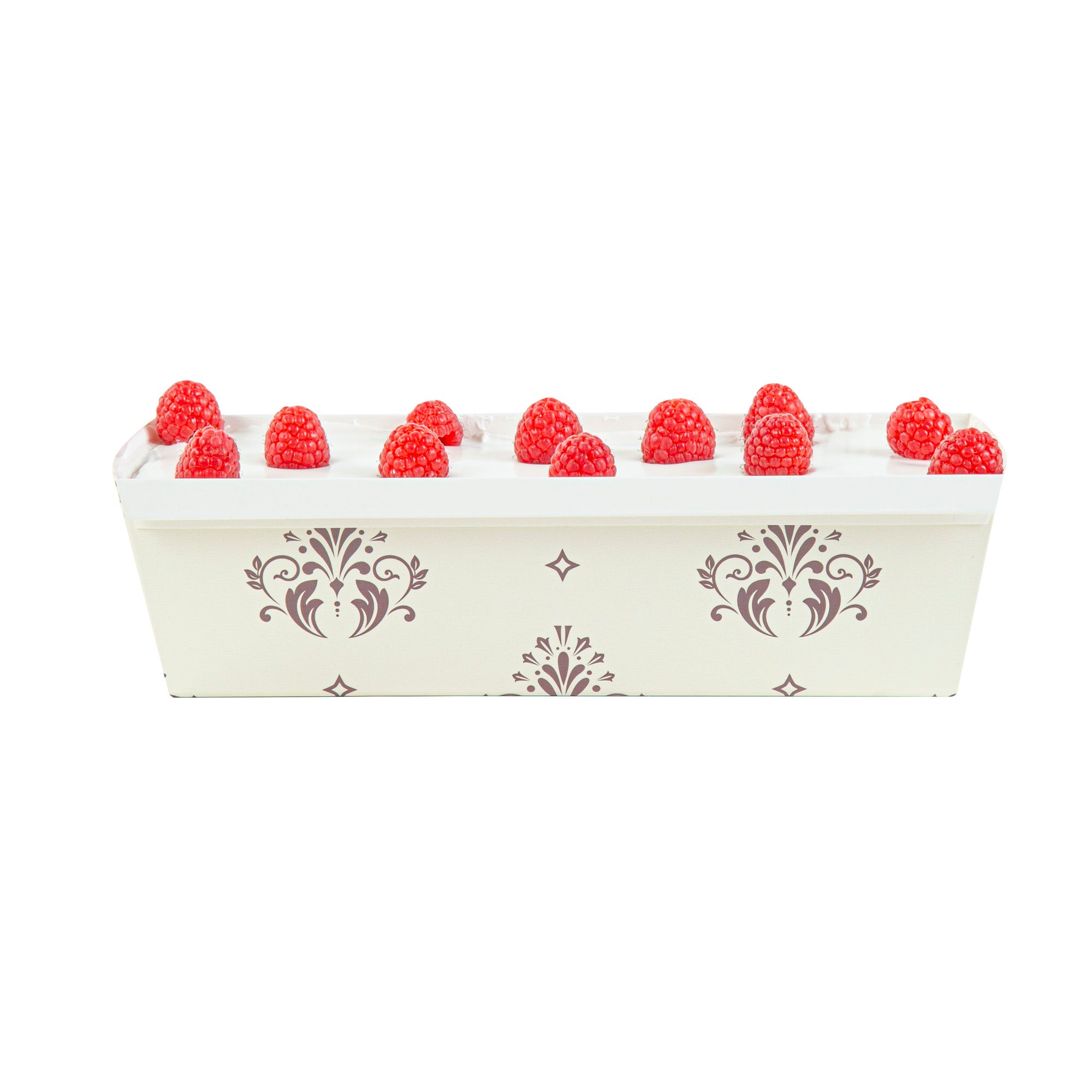 Bake Tek 54 oz Beige Vintage Floral Paper Loaf Pans - Greaseproof & Non-Stick Baking Molds (10.25
