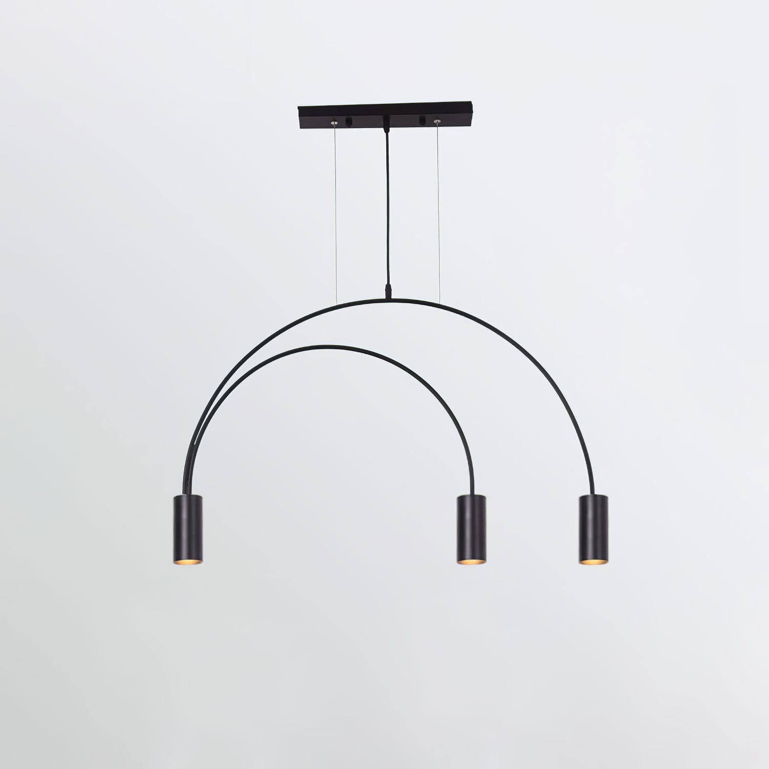 Modern Arcs Pendant Light - Sleek Minimalist Hanging Fixture for Kitchen Island, Dining Room & Bedroom Lighting | Dimmable LED Ceiling Lamp for Home Decor