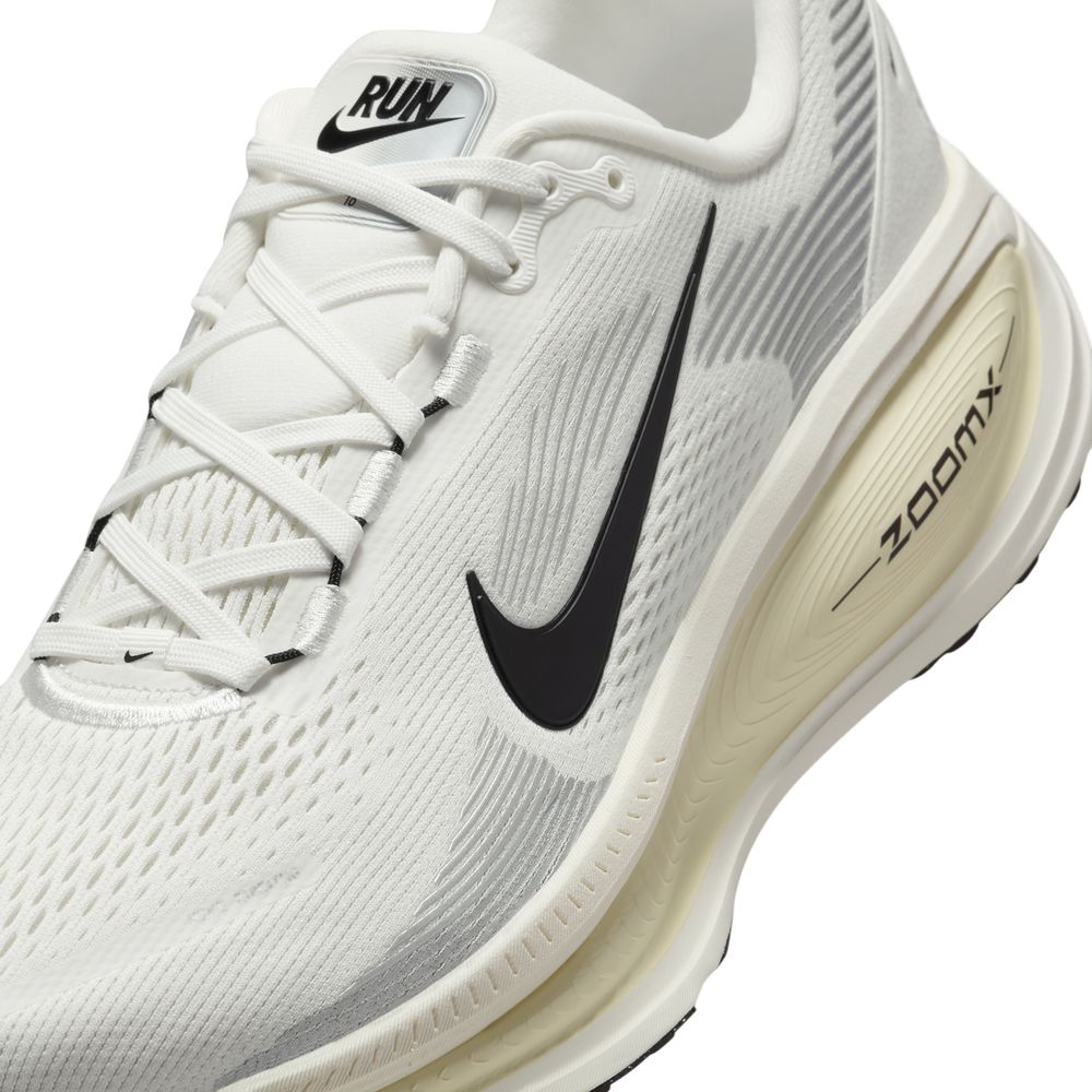 Nike Men's Vomero 18 Running Shoes - Summit White/Black/Coconut Milk | Lightweight Cushioned Sneakers for Jogging, Gym & Daily Wear