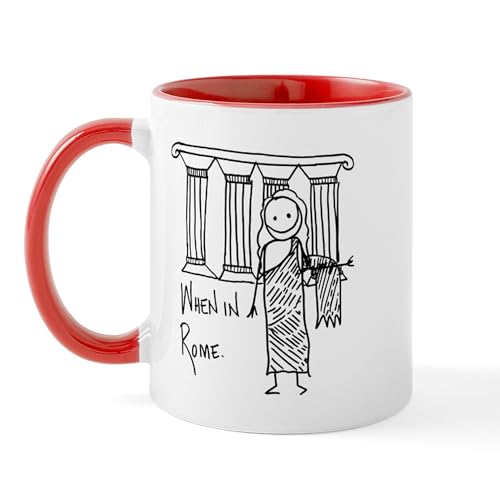 White/Red Inside - Rome Mug
