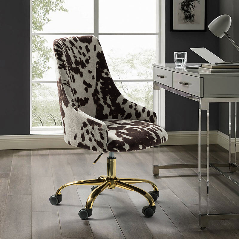Ergonomic Brett Fabric Office Chair with Adjustable Height and Lumbar Support - Perfect for Home Office, Gaming, and Workspace Comfort