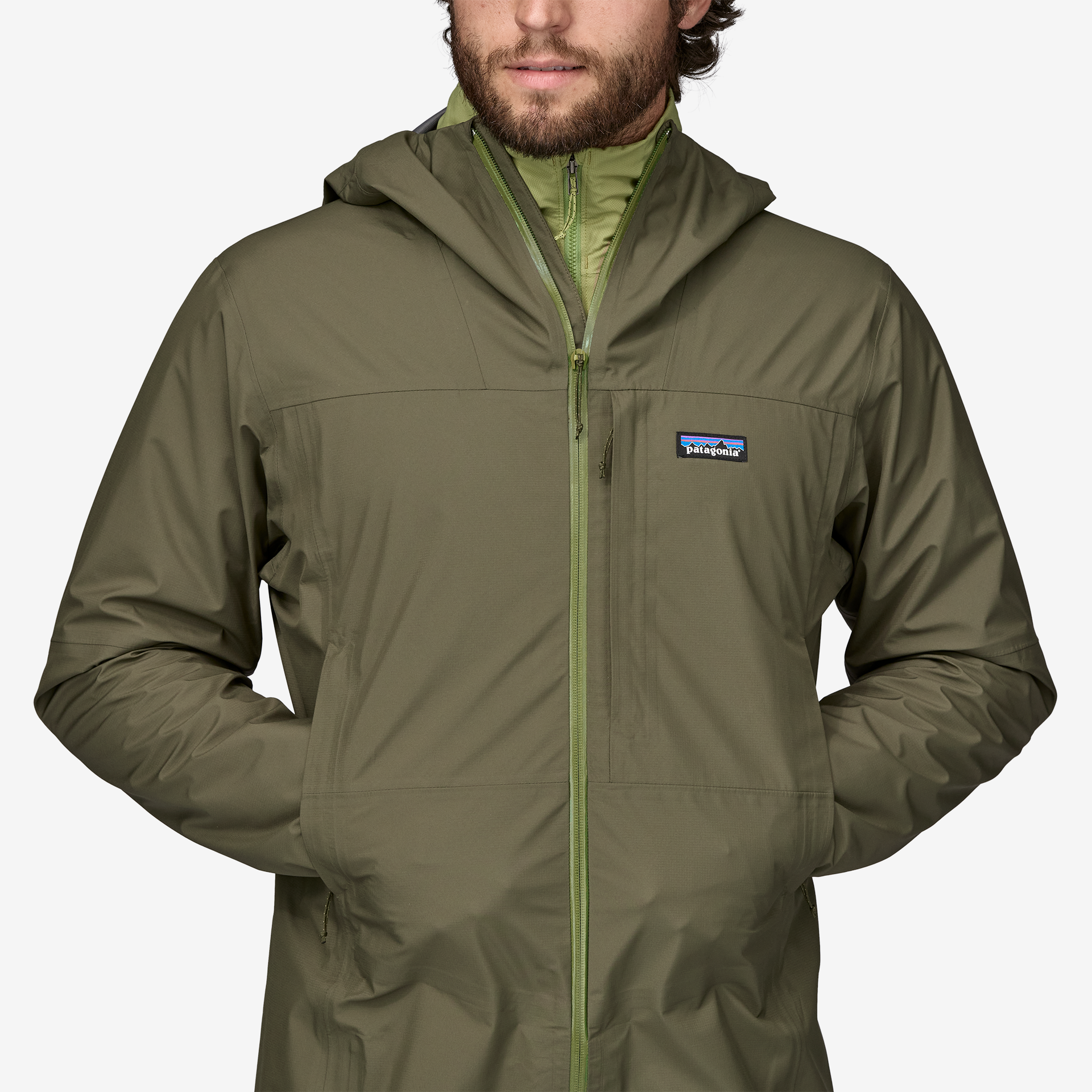 Men's Waterproof Boulder Fork Rain Jacket - Lightweight & Breathable for Hiking, Camping & Outdoor Adventures