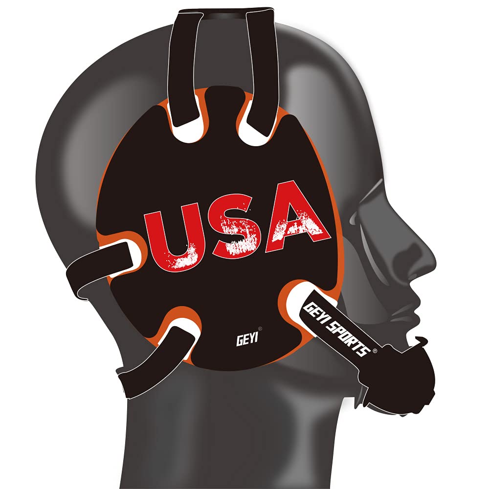 USA Flag Wrestling Headgear - Adjustable & Protective Sports Gear for Kids & Adults - Perfect for Training, Matches & Competitions