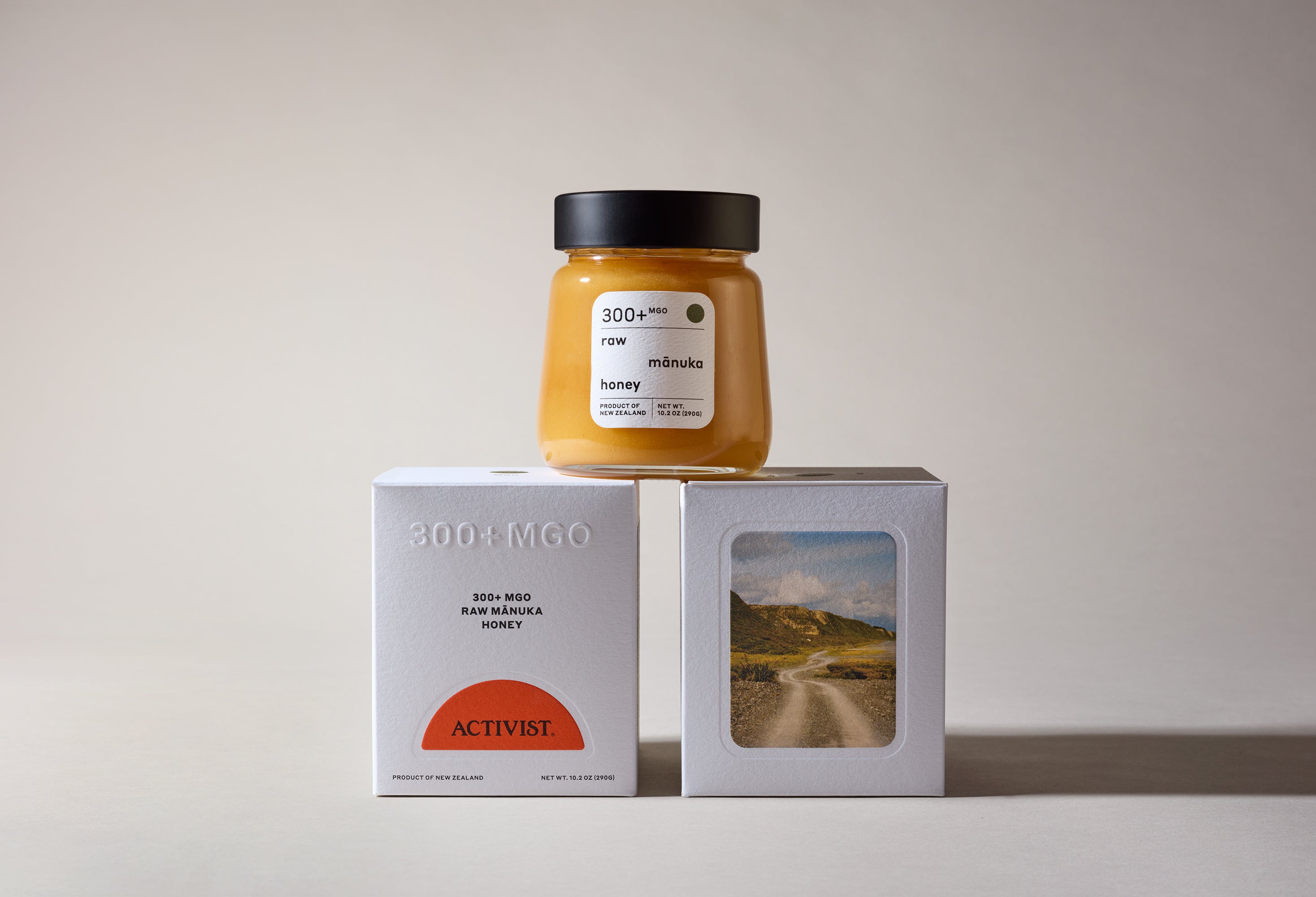 Premium Raw Manuka Honey 300+ MGO (UMF 10+) - 10.2oz (290g) - Natural Antibacterial, Immune Support - Perfect for Tea, Toast & Wellness Routines