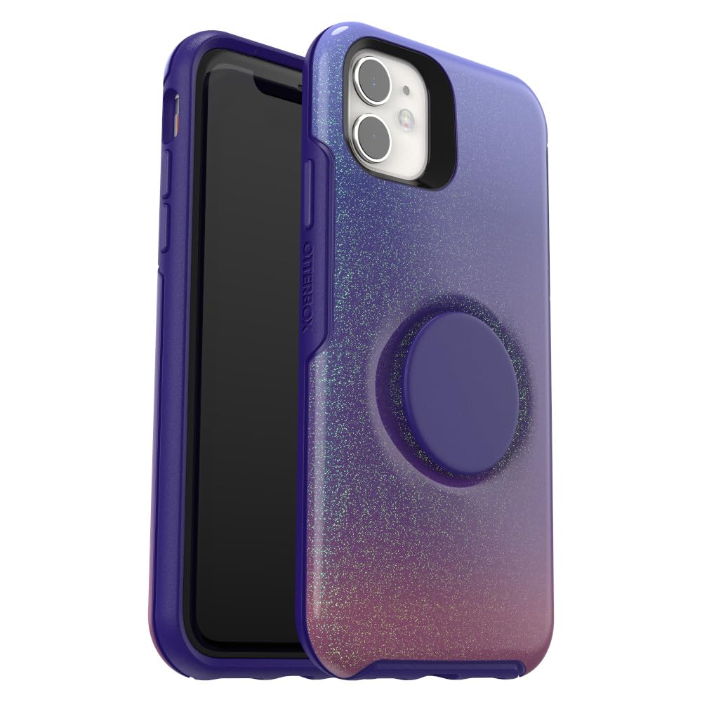OtterBox Symmetry Series Case for iPhone 11 - Violet Dusk | Slim Protective Phone Cover with Pop Grip | Perfect for Everyday Use, Work & Travel