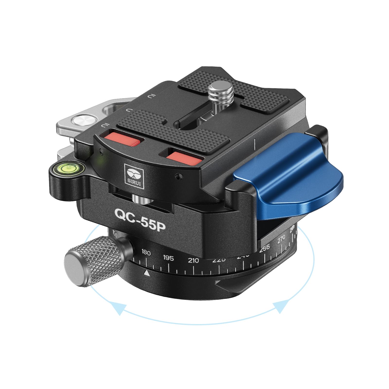 Sirui QC-55P 55mm Quick Release Plate with 360° Rotating Panoramic Head - 1/4
