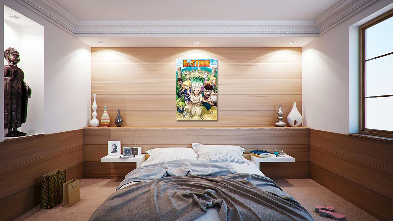Dr. Stone Anime Poster 24x36 Inches - Official Manga & TV Show Wall Art - Perfect for Bedroom, Living Room, or Office Decor