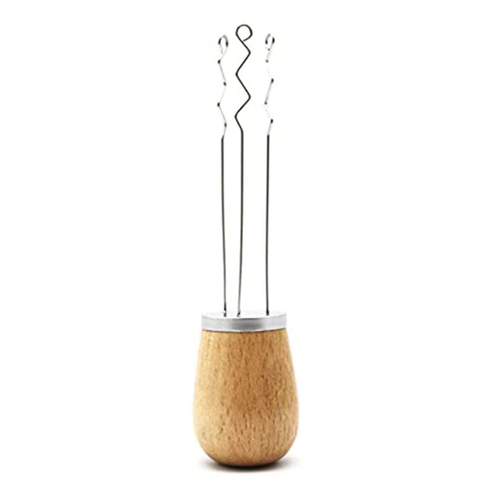 Premium WDT Coffee Needle Tool - Wood Handle Espresso Stirrer & Distributor for Even Extraction | Perfect for Home Baristas & Coffee Enthusiasts | Use with Espresso Machines, French Press & Manual Brewing