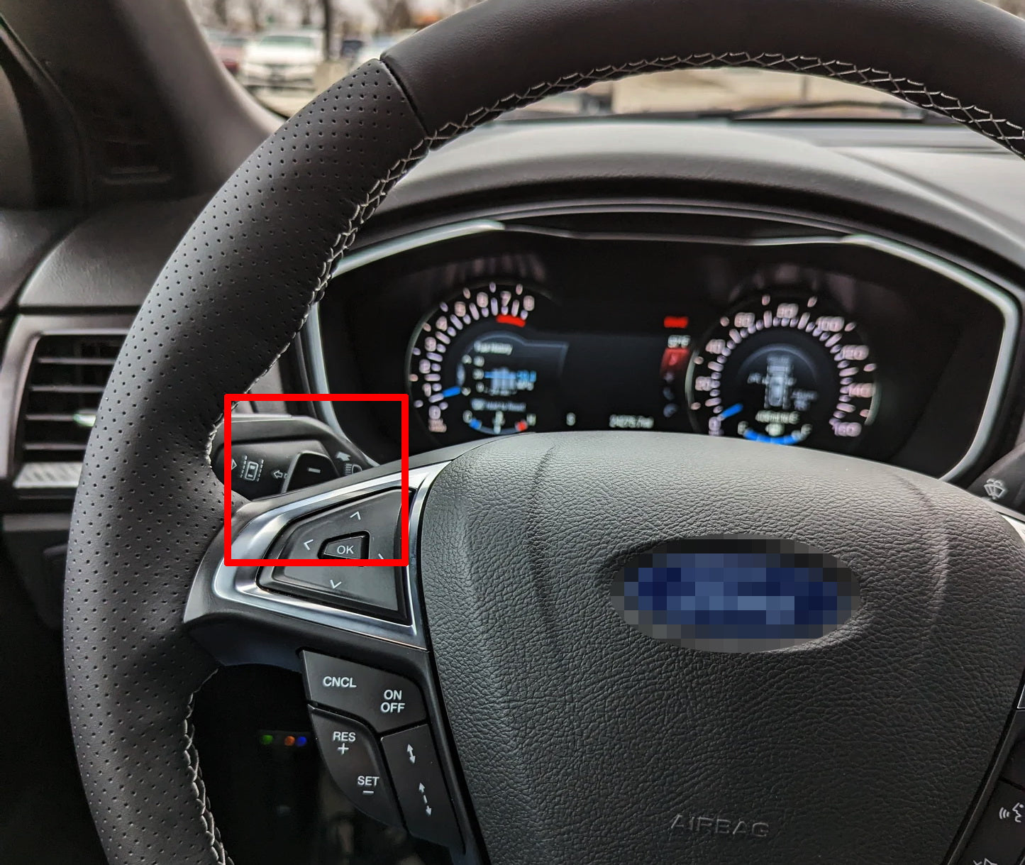 Premium Forged Carbon Fiber Steering Wheel Paddle Shifters for Ford Fusion, Edge & MKX - High-Performance Racing Upgrade for Enhanced Driving Experience