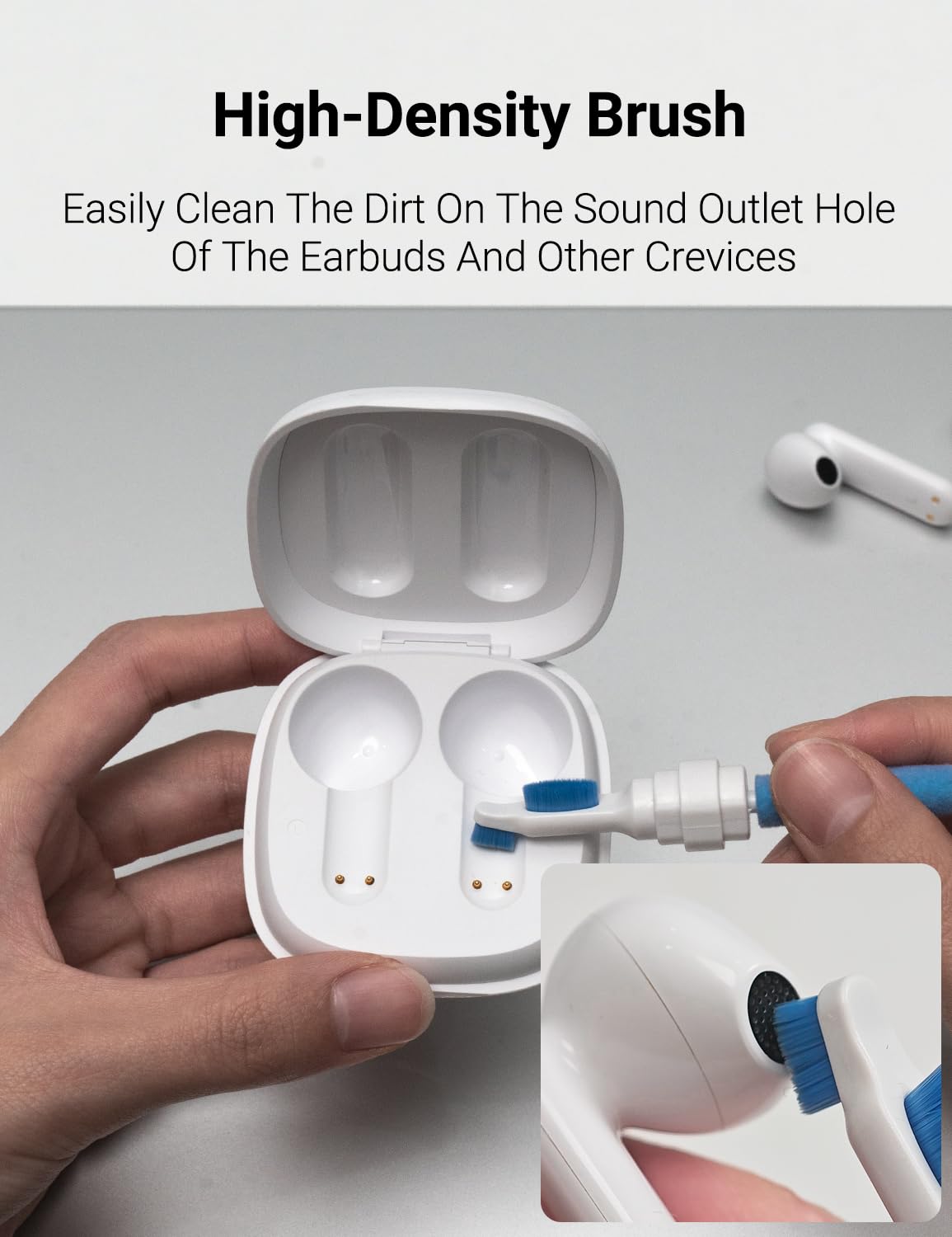 Timekettle Earbuds Cleaning Pen - Compatible with M3, WT2 Edge, X1 AI Translator Earbuds - Essential Accessory for Wireless Earbud Maintenance - Perfect for Travel, Business & Language Learning