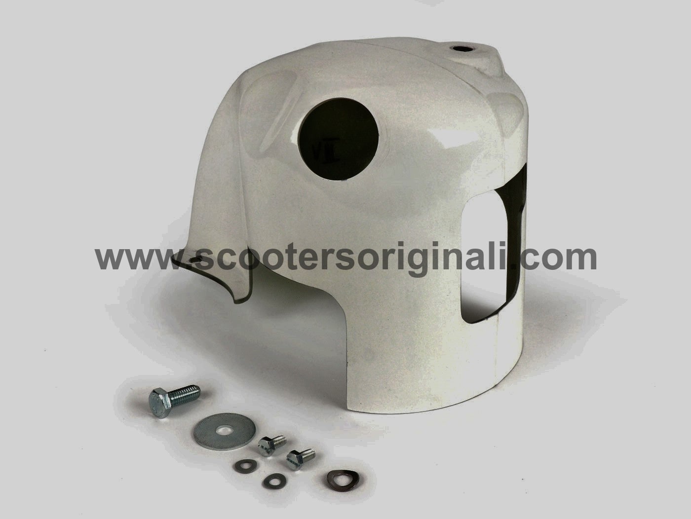 Lambretta BSK Cylinder Head Cowling - High-Quality Motorcycle Engine Cover for Scooters & Vespas - Perfect for Restoration Projects & Performance Upgrades