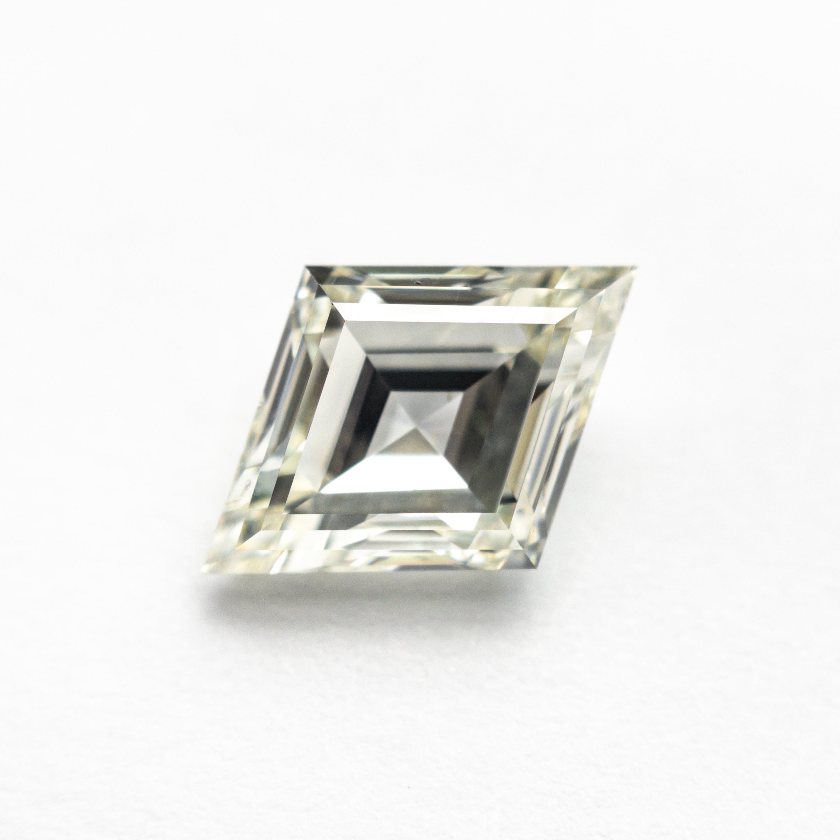 2.12ct GIA Certified SI2 N Color Lozenge Step Cut Diamond (11.62x8.29x4.22mm) - Unique Engagement Ring Center Stone for Wedding & Anniversary Jewelry