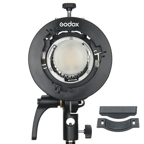 Godox S2 Speedlite Bracket for Bowens Mount - Universal Flash Bracket for Photography Lighting, Studio & On-Location Shoots