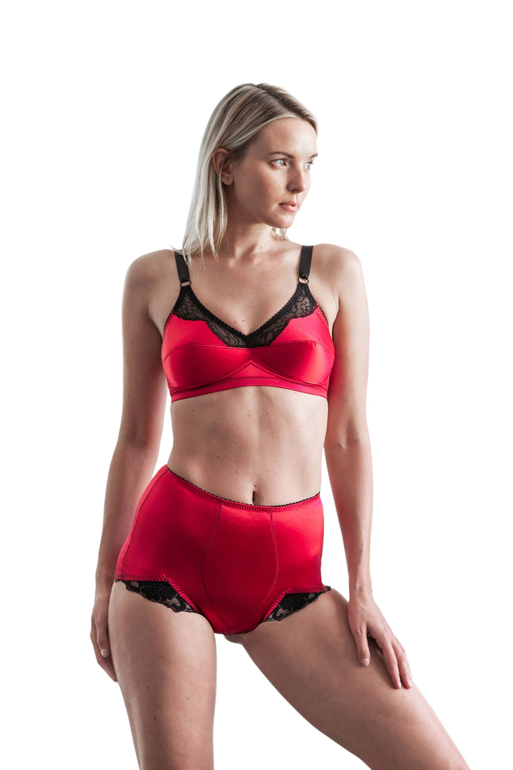 Rago Women's V-Leg Panty - Comfortable Seamless Underwear for Everyday Wear, Yoga & Workout - Plus Size Options Available