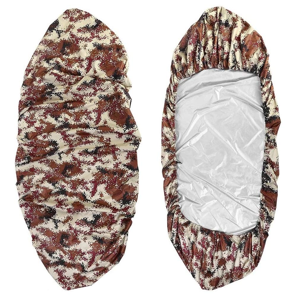 Universal Camouflage Kayak Canoe Boat Cover - Waterproof UV Resistant Dust Protection for Fishing Boats, Kayaks & Canoes (8 Sizes, Multiple Colors) - Perfect for Outdoor Storage, Travel & Marine Protection