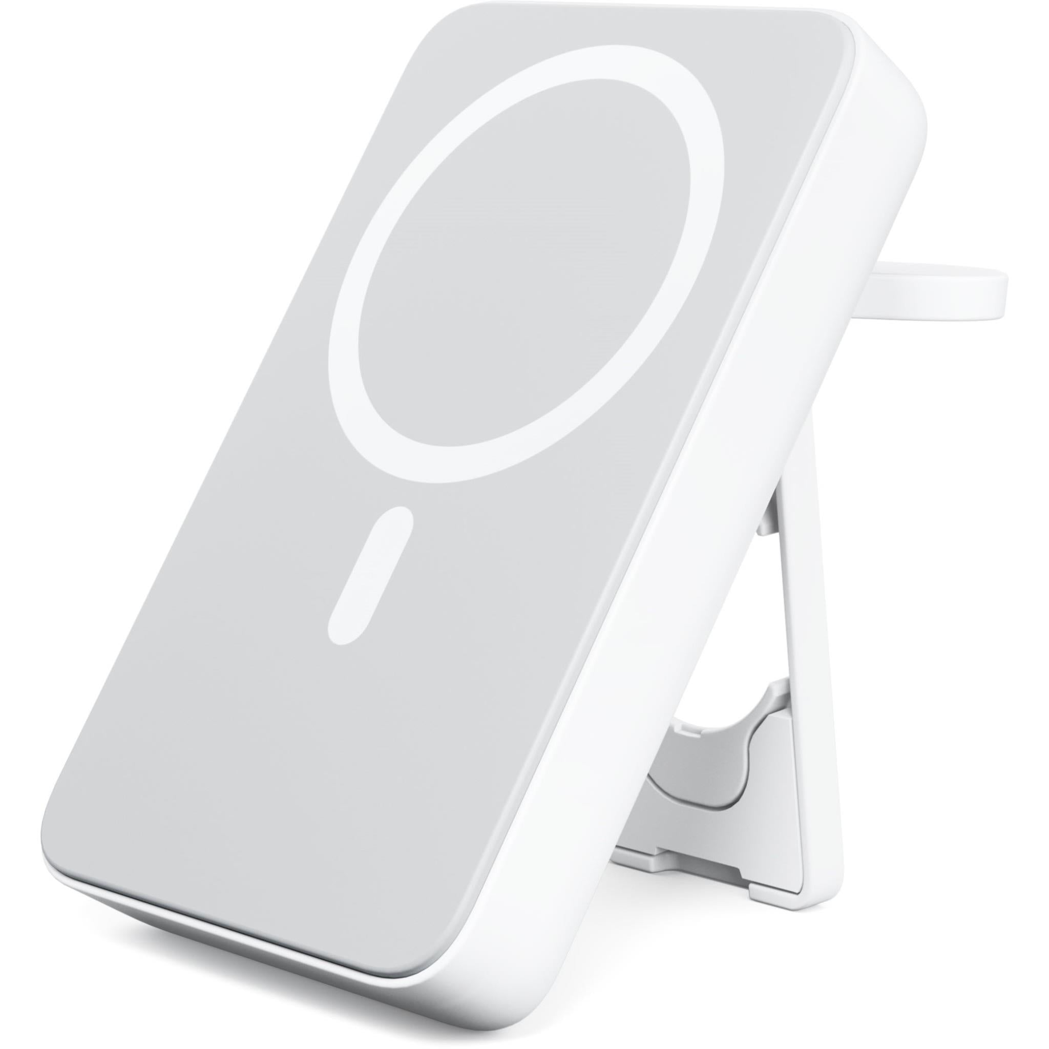 ALOGIC 4-in-1 Wireless Charging Station with 10,000mAh Power Bank - Fast Qi Charger for iPhone, Samsung, AirPods - White | Home Office Desk Organizer & Travel Companion