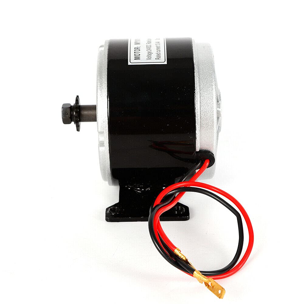 FIKNEE 12V-24V DC Permanent Magnet Brushed Motor Generator Kit - High Power Electric Scooter Motor with Speed Controller for E-Scooters, Wind Turbines, DIY Projects & STEM Education