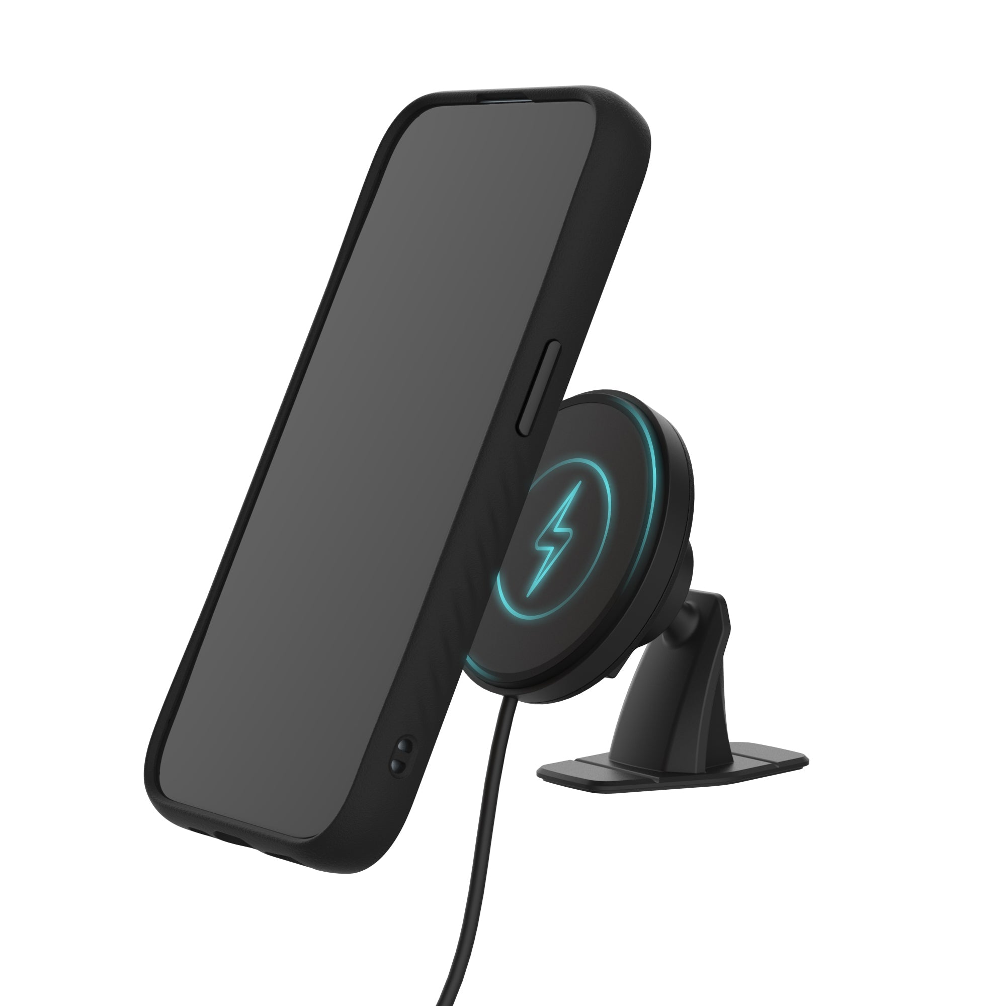 MagSafe® Compatible Adhesive Car Phone Mount - Wireless Charging Holder for iPhone 12/13/14/15 Pro Max - Secure Dashboard & Windshield Mount for Hands-Free Driving & Navigation