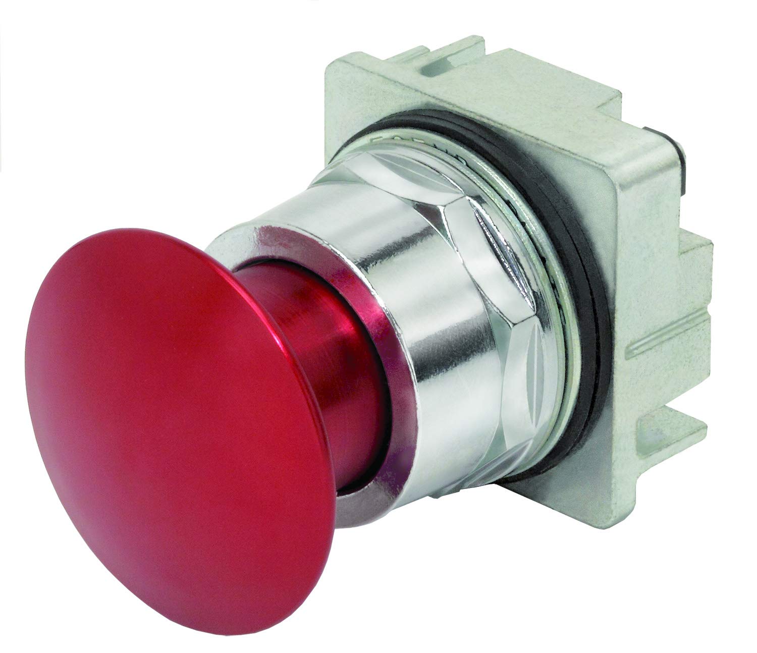 Siemens 52PP2A2 Heavy Duty Push Pull Button - Waterproof & Oil Resistant, 2-Position Maintained Switch, Mushroom Head Metal Design, 1-3/4