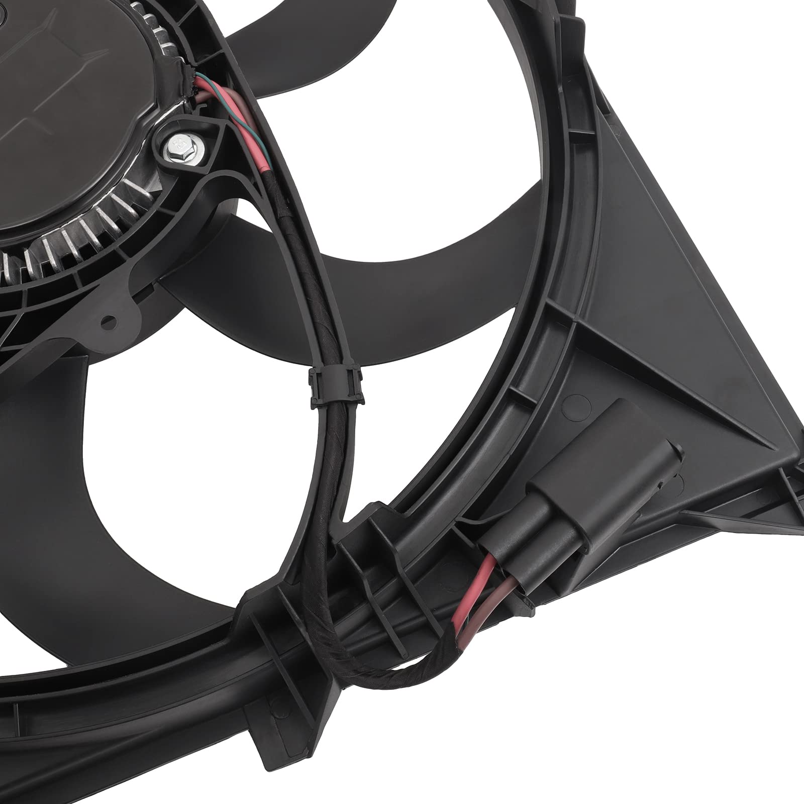 Universal Slim Push Pull Radiator Fan Assembly 13.5V Cooling Fan Kit - Driver Side/LH 621-194 KFKGF - Compatible with 2004-2011 BMW X3 - Perfect for Engine Cooling & Overheating Prevention