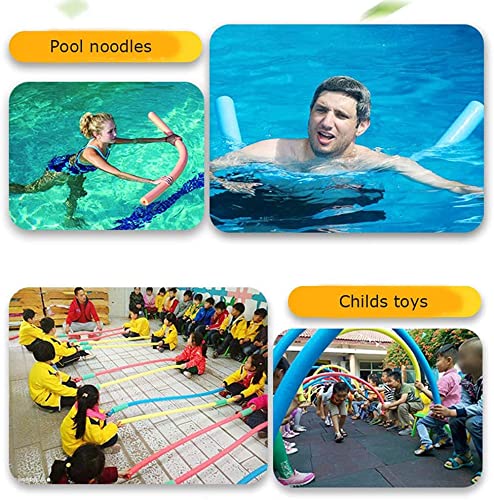 Premium Floating Pool Noodles - Extra Thick Foam Swim Tubes for Kids & Adults (59in, 3-Pack) | Bright Colors for Pool Fun, Water Exercise & Summer Activities