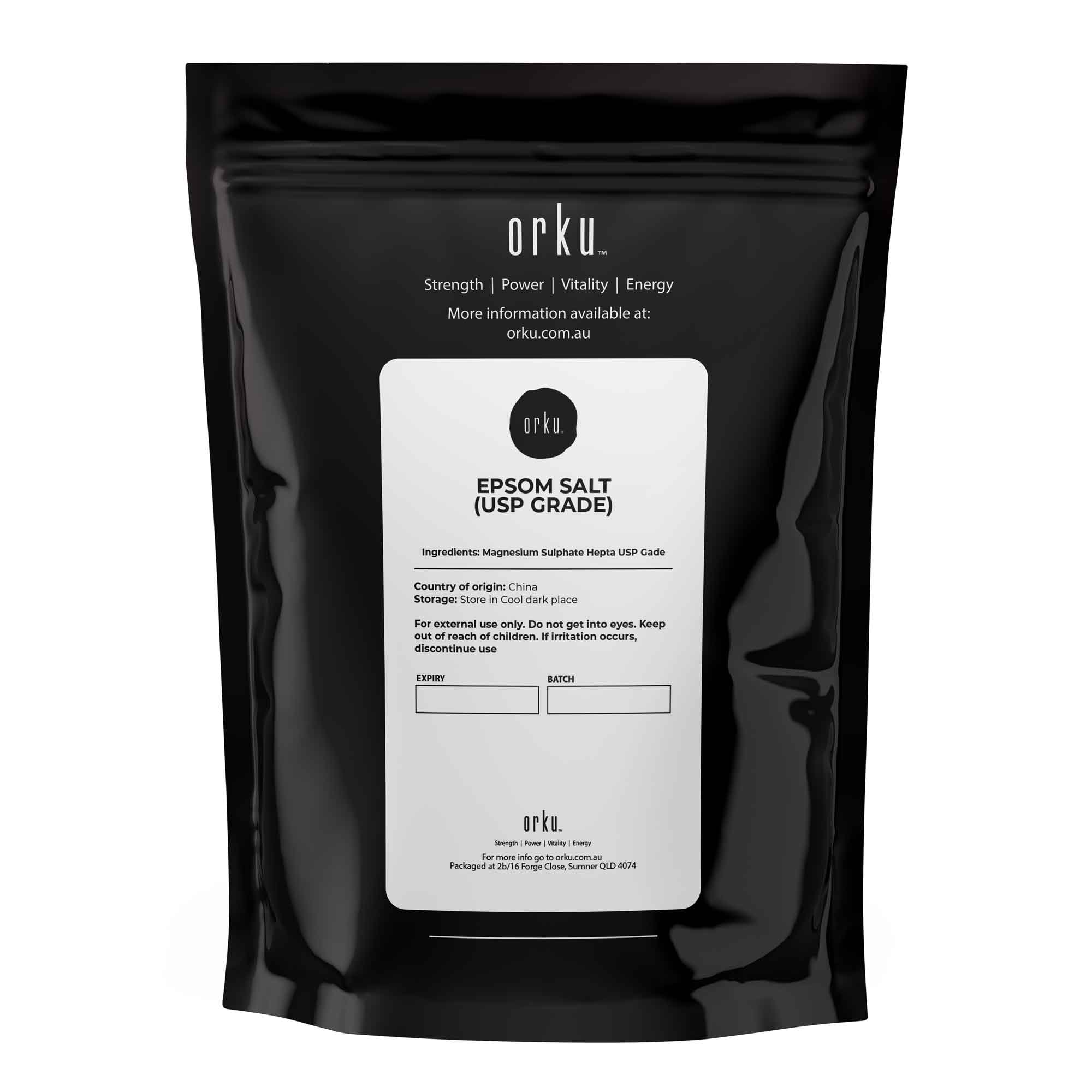 2kg USP Pharmaceutical Grade Epsom Salt - Pure Magnesium Sulfate Bath Crystals for Muscle Relaxation, Stress Relief & Detox - Perfect for Soothing Baths, Foot Soaks & Spa Treatments
