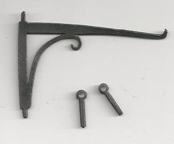 Mini Fireplace Crane - Dollhouse Accessory for DIY Miniature Scenes