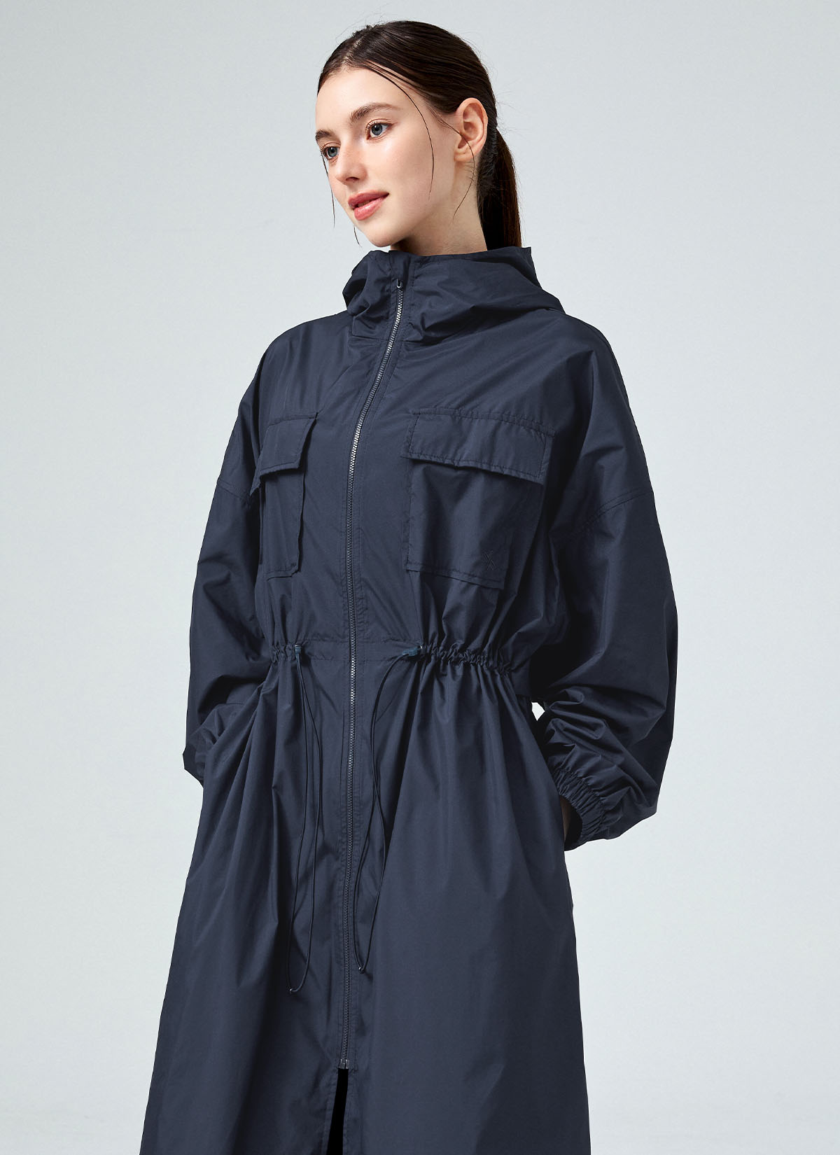 Breathable Essential Maxi Hooded Long Jacket for Women - Perfect for Outdoor Hiking, Travel & Casual Wear