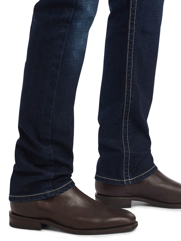 Ariat Men's Modern Ricardo Slim Fit Jeans - Memphis Wash, M8 Size | Comfortable & Stylish for Work, Casual Wear & Outdoor Activities