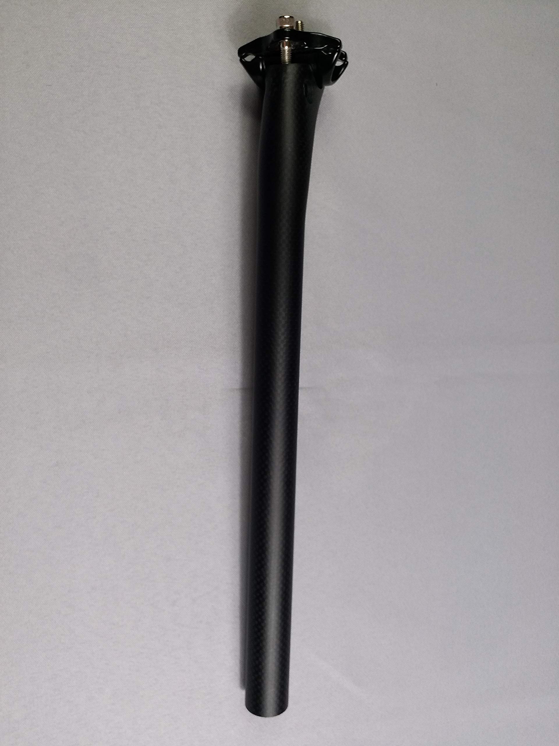Lightweight Full Carbon Fiber Bike Seatpost for Road & Mountain Bicycles - Durable Cycling Seat Post for Commuting, Racing & Outdoor Adventures