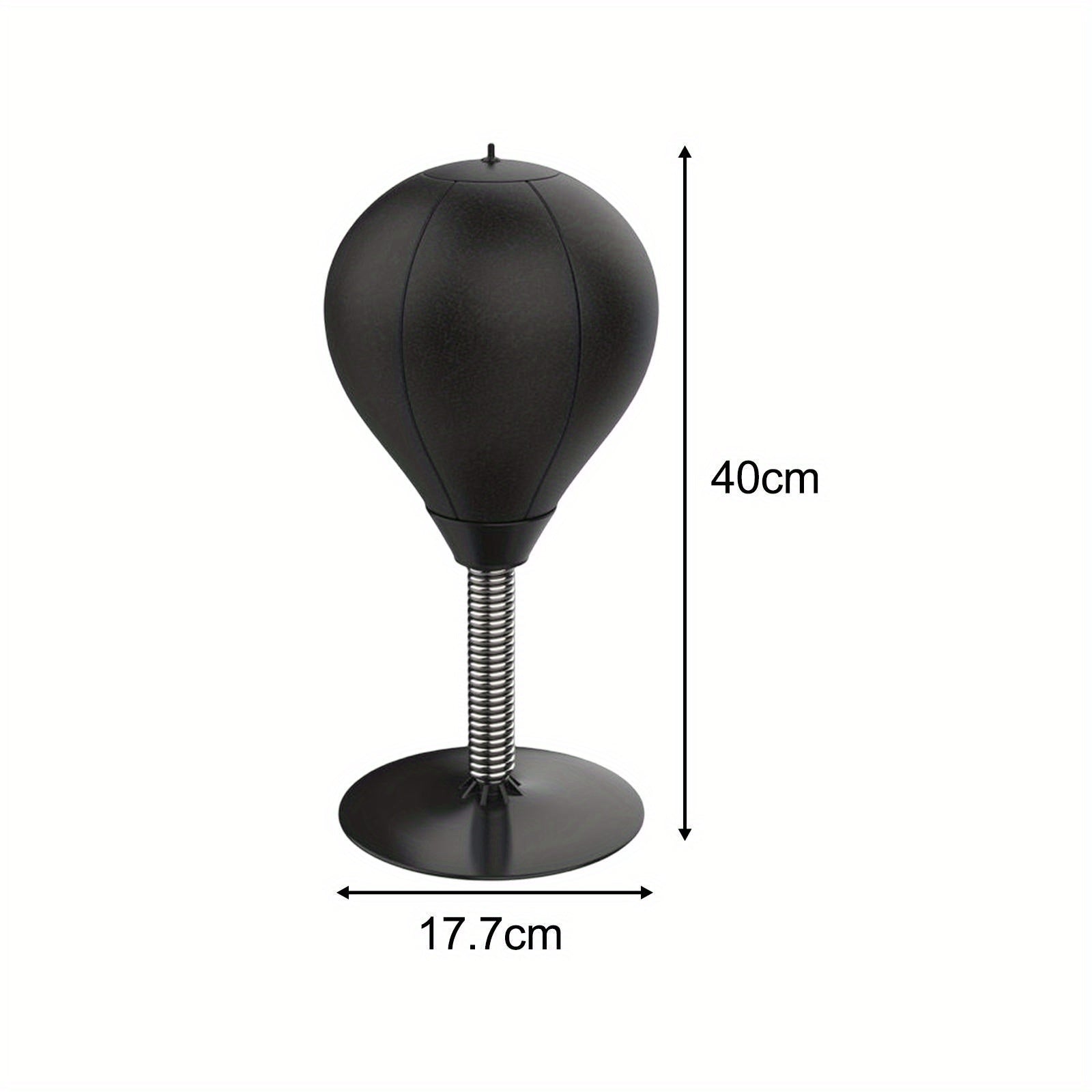 Speed Ball Desktop Punching Bag for Boxing & Muay Thai Training - Includes Punch Ball and Boxing Gloves (Black) - Perfect for Home Gym, Office Stress Relief & Martial Arts Practice
